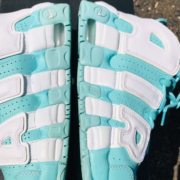 Turquoise Nike Air Uptempo - Picture 5 of 8